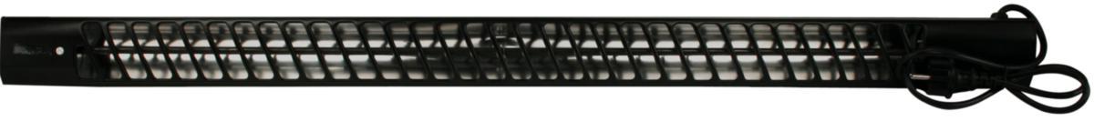 Terassevarmer 1000w med kabel - TERASSEVARMER 1000W M/1.5 M LE SVART GODKJENT UTE UNDER TAK
