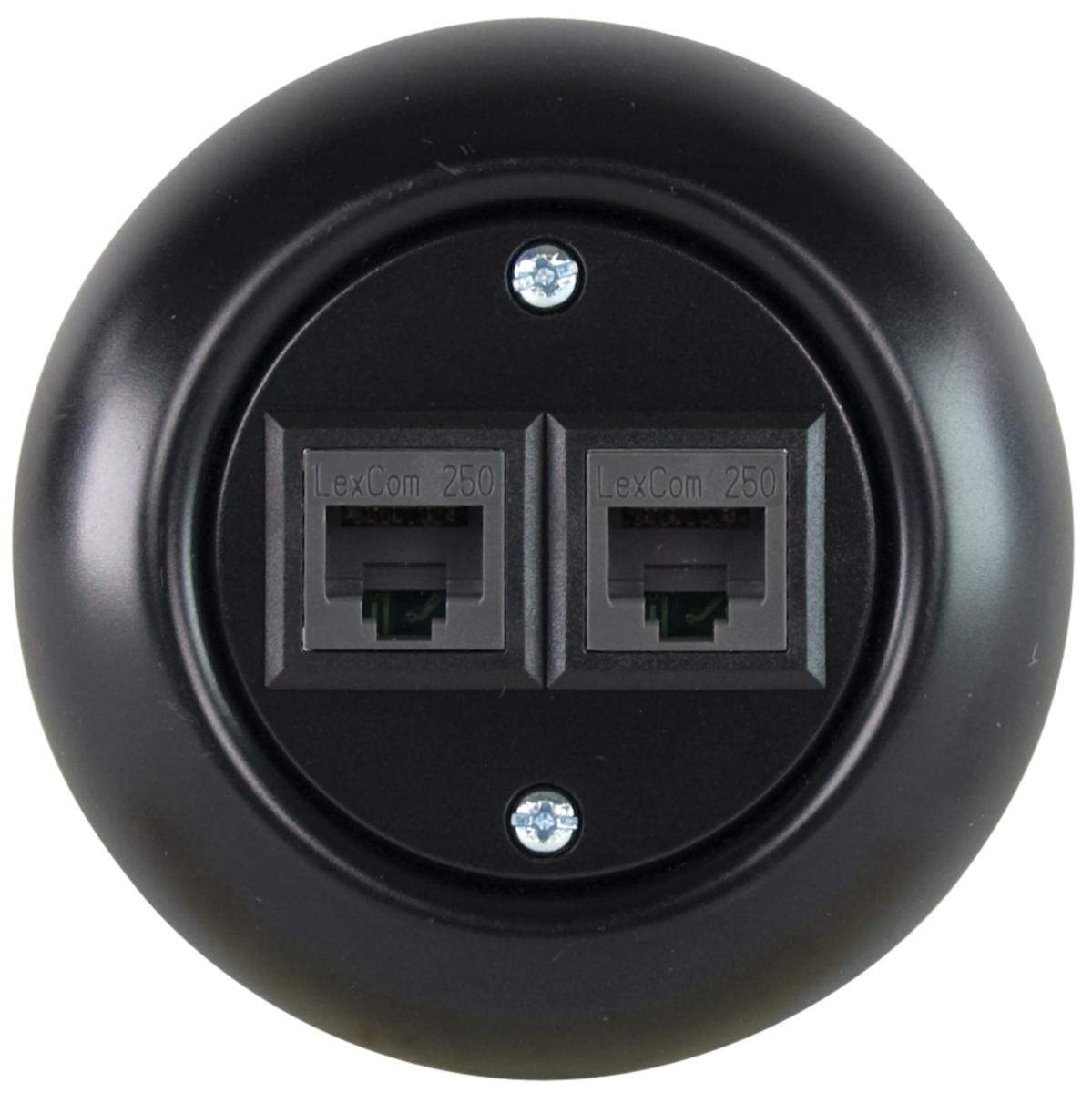Datajack, innfeldt, 2x8 polet, Renova, Schneider -