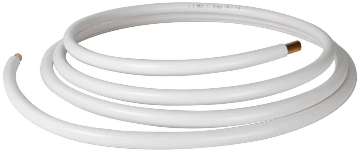 Plastisolerade kopparrör, 25 m ring - KOBBERRØR 10X0.8 25M RING PLASTISOLERTE